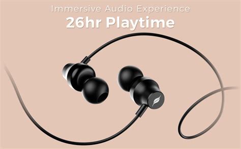 Leaf Rush X168 in Ear Bluetooth Headphones with AI Sound App, 26H ...