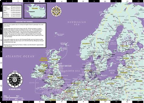 Streetwise Europe Rail Map Laminated Railroad Map Of Europe Map ...