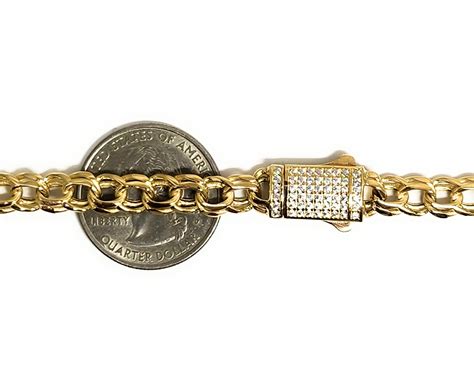 14k Solid Gold CHINO LINK CHAIN 18-26 INCH 6.8MM Width (29-40g~) – Fran ...