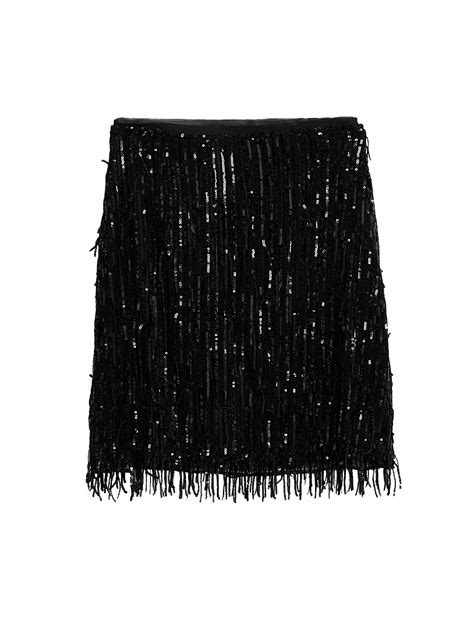 Buy Sequin Tassel Mini A-Line Skirt at Marks & Spencer