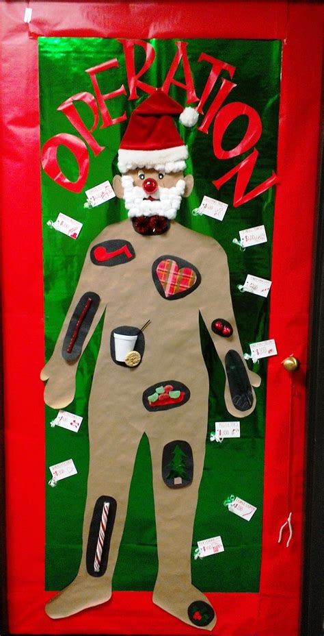 Funny christmas door decorating – Artofit