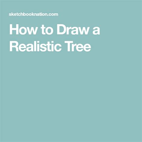 Image result for Easy Realistic Tree Tutorial