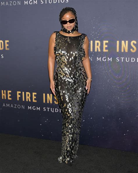 Chloe Bailey at 'The Fire Inside' Premiere • CelebMafia