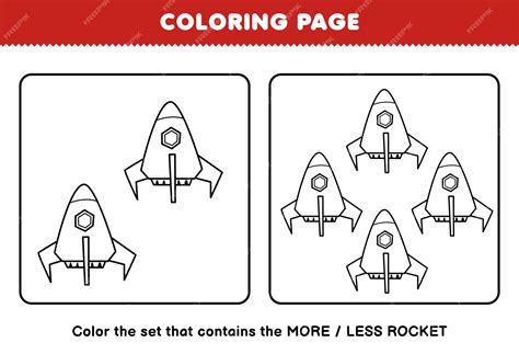Gra edukacyjna dla dzieci kolorowanka mniej więcej obrazek cute cartoon ...