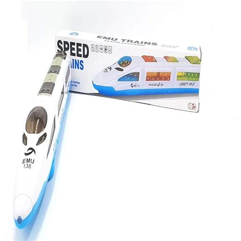 Buy Meenakshi Playhouse Toys EMU Speed Train with 3D Light & Music ...