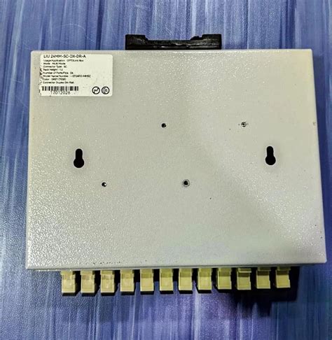 BluBoxx DIN Rail And Rack Mount LIU. - BluBoxx BB-6PFL-LIU-SM-SC-DIN ...