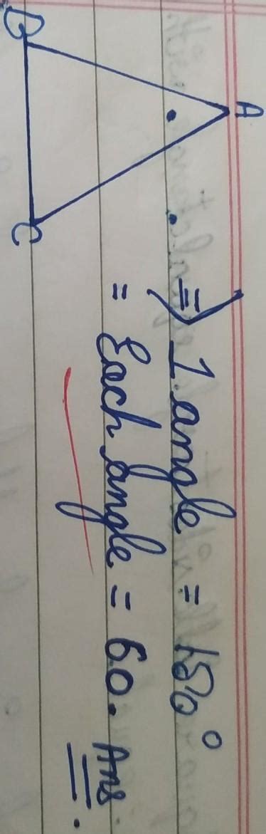 Solve all Questions1. A triangle ABC is an equilateral triangle. find ...