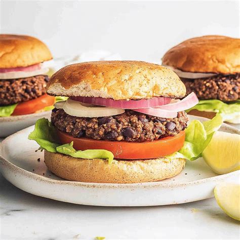 Black Bean Burger Recipe - Beth's Quick Bites
