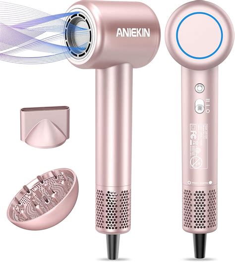 Amazon.com : Hair Dryer, High-Speed Ionic Low Noise Blow Dryer with ...