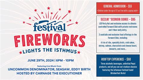 Festival Foods Lights the Isthmus | Breese Stevens Field, Madison, WI ...