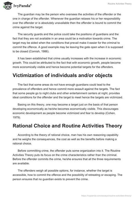 Image result for Examples of Routine Activities Theory