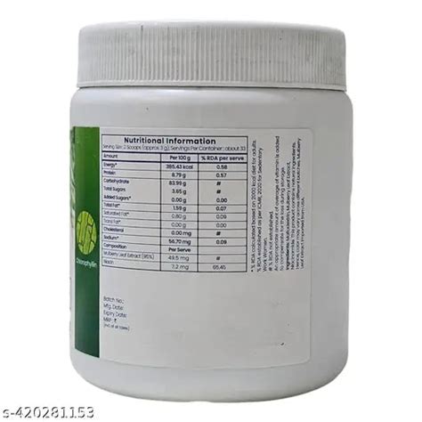 Unicity Super Chlorophyll + (Mulberry Leaf Extract Powder with Niacin ...