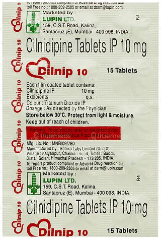 Dilnip 10 Tablet – Hypertension & Comorbidity Treatment