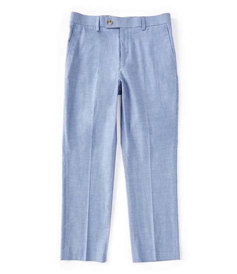 Class Club Big Boys Husky Chambray Dress Pants | Dillard's