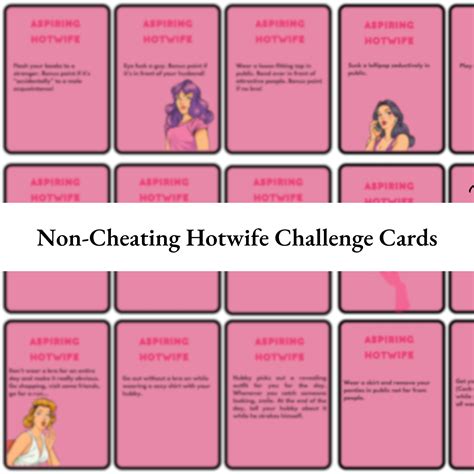 Hotwife Challenge Cards: Beginner's Non-cheating Adult Game (digital ...