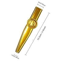 Fartime Gold Exquisite Aluminum Alloy Kazoo With 5 Kazoo Flute ...