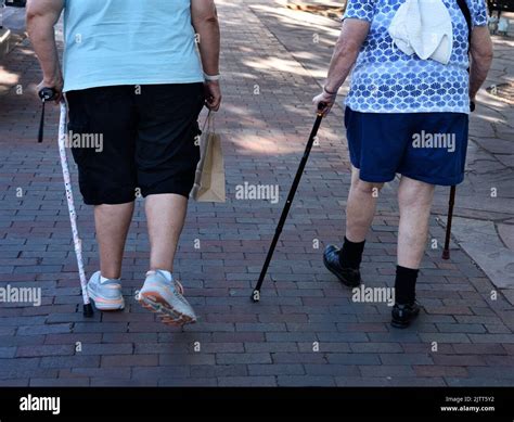 Walking With Cane