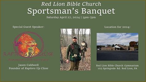 Red Lion Bible Church Sportsmans Banquet 2024, Red Lion Bible Church ...