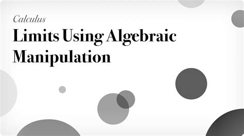 Limits Algebraic Method 的图像结果