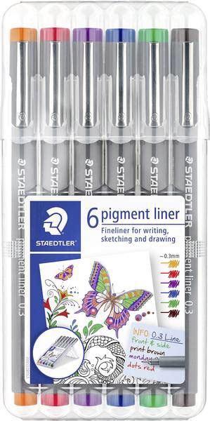 htconline.in| Staedtler Pigment Liner 6 Point Set| Technical Pens ...