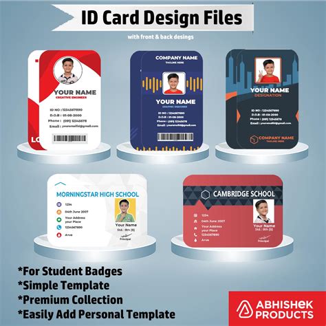 100+ Editable CorelDraw ID Card Design Templates | Professional CDR ...