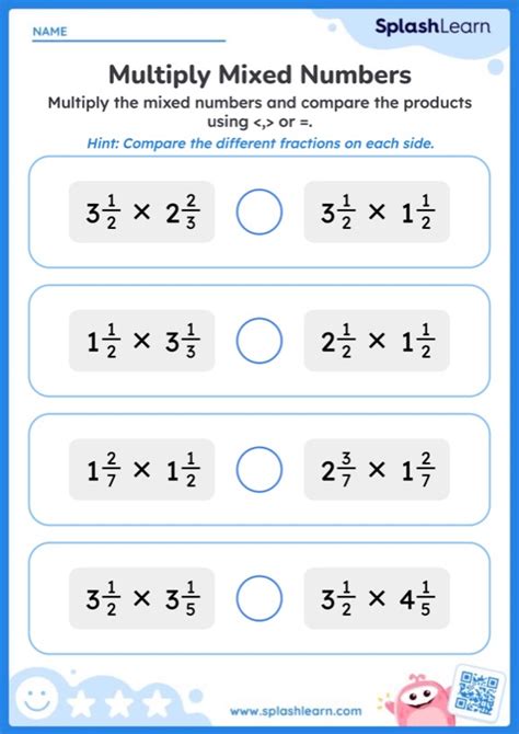 Image result for Multiply Mixed Fractions Worksheet