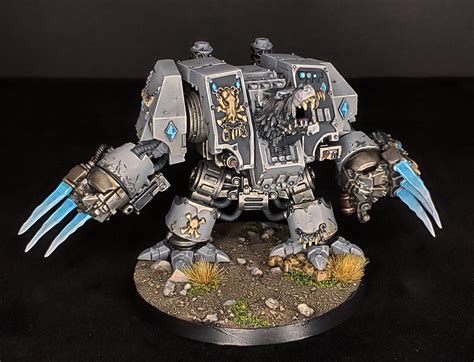 CoolMiniOrNot - Space Wolves Murderfang Dreadnought by kaiserdean