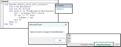 Excel VBA IF Worksheet Name 的图像结果