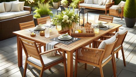 Easy Patio Table Decor Ideas for a Stylish Outdoor Dining Space