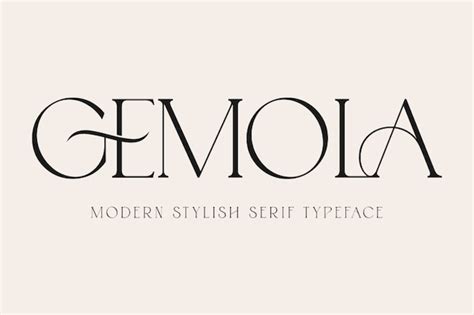 Gemola Font | Download on Freepik