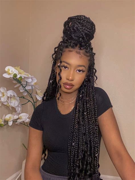 cute hairstyles with braids black girl
