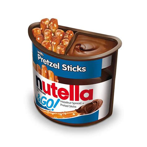 Buy Nutella & GO—Hazelnut and Cocoa Spread with Pretzel Sticks—Snack ...