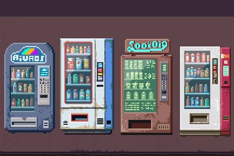 FREE Pixel Art - Vending Machines Pack by karsiori