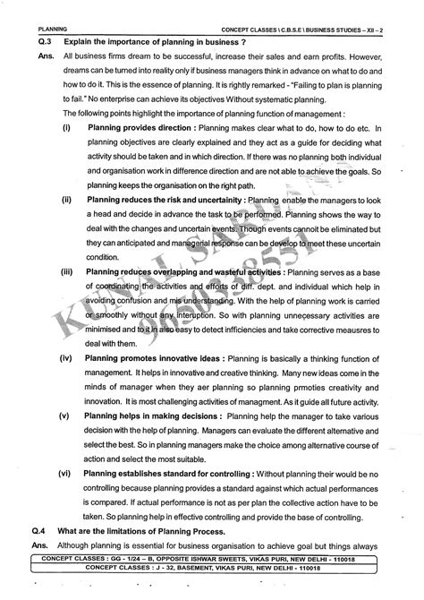 Image result for BST Planning Class 12