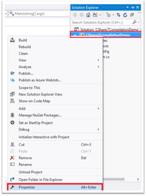 How to Create an Executable C# Program in Visual Studio 2017 的图像结果
