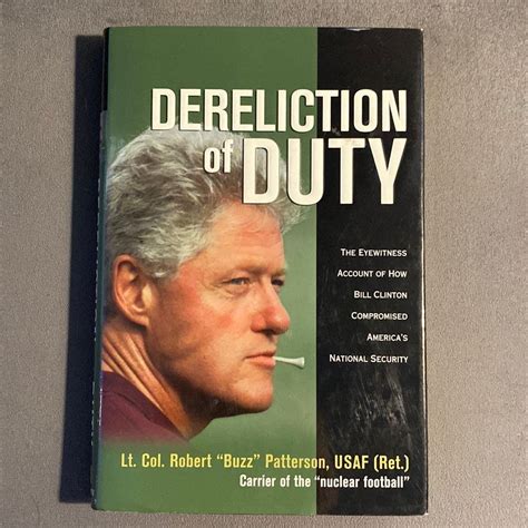 Dereliction of Duty by Robert Patterson, Hardcover | Pangobooks