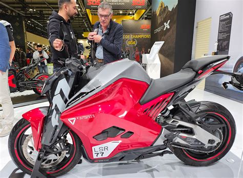 Seen at EICMA 2024: F77 MACH 2 Electric Motorcycle and Concept X from ...