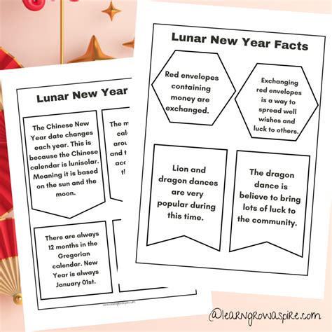 Printable Chinese New Year Facts | Gerald Printable
