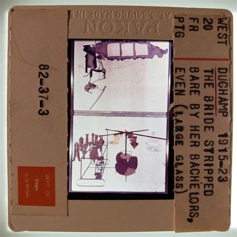 Marcel Duchamp The Bride Stripped Bare by Her Bachelors, Even 35mm Art ...