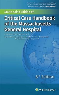 CRITICAL CARE HANDBOOK OF THE MASSACHUSETTS GENERAL HOSPITAL