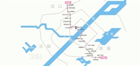 武汉地铁2号线线路图-武汉2号线简单的行进路线