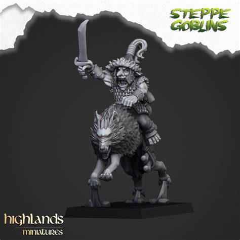 Buy Highlands Miniatures - Steppe Goblins - Mounted Steppe Goblins with ...