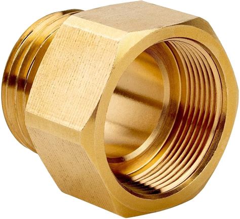 Amazon.com : Garden Hose Bib Adapter, 1-1/16" Fine Thread (Female), to ...