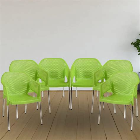 ITALICA Plasteel Arm Chair for Home, Office, Living Room/Matte Finish ...