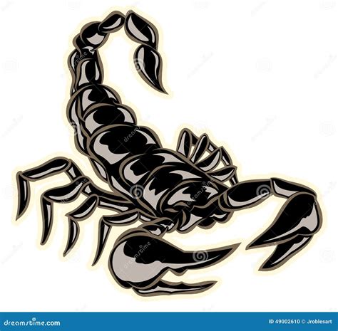Scorpion stock vector. Illustration of sign, mythology - 49002610