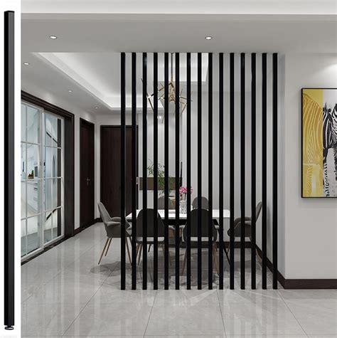 Amazon.com - Wall Partition Room Divider Floor to Ceiling Wooden Slats ...