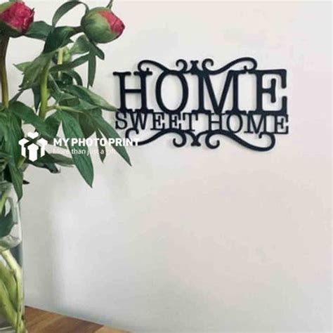 Home Sweet Home Wooden Wall Decoration – MyPhotoPrint.in