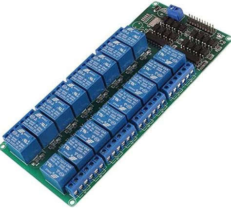ACEIRMC 5V 16-Channel Relay Interface Board Module Optocoupler LED ...