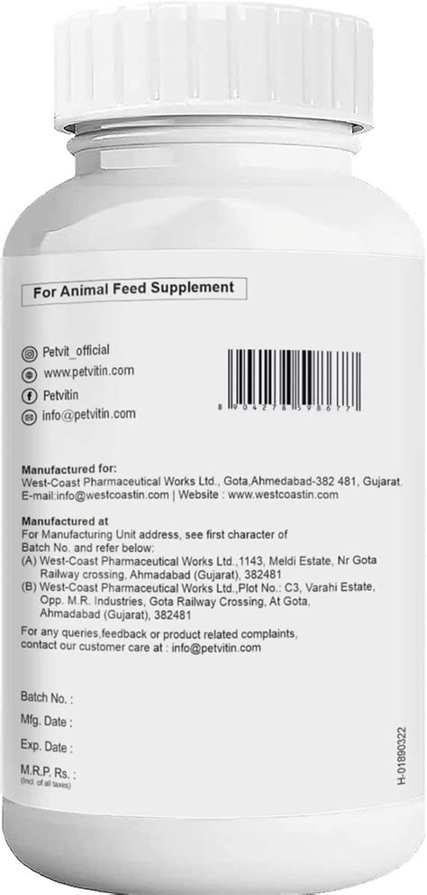 Buy PETVIT L-LYSINE POWDER FOR CATS FOR ALL AGE GROUP OF CATS 100 GM ...