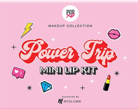 Buy MYGLAMM POPXO MAKEUP COLLECTION -MINI LIP KIT-POWER TRIP Online ...